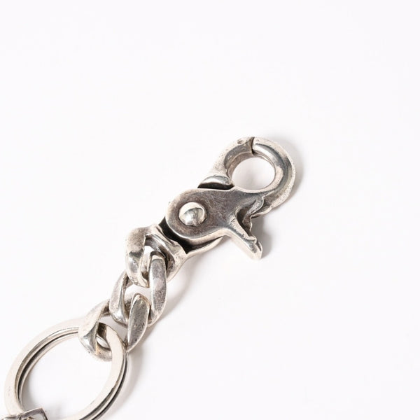 CHROME HEARTS CLP CHN CLASSIC-S Short Classic Link Key Ring Charm Weight Approx. 49.05g Silver 925 Good Condition Used 4a004336