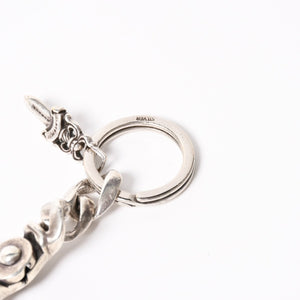 CHROME HEARTS CLP CHN CLASSIC-S Short Classic Link Key Ring Charm Weight Approx. 49.05g Silver 925 Good Condition Used 4a004336