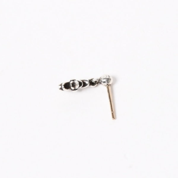 新品未使用 CHROME HEARTS クロムハーツ TNY E CH PLS タイニーE CHプラス ドロップピアス 重量約1.16g .925刻印 シルバー925 中古 4a004329