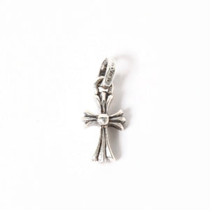 Very good condition CHROME HEARTS CRS BBYFAT Baby Fat Cross Pendant Top Charm Weight approx. 2.11g Silver 925 Used 4a004328