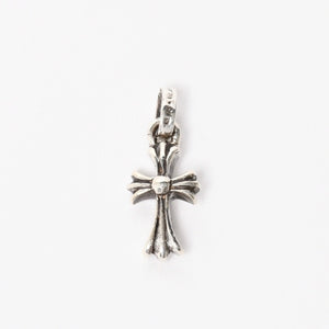 Very good condition CHROME HEARTS CRS BBYFAT Baby Fat Cross Pendant Top Charm Weight approx. 2.11g Silver 925 Used 4a004328
