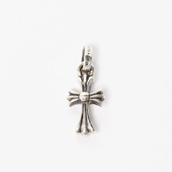 Very good condition CHROME HEARTS CRS BBYFAT Baby Fat Cross Pendant Top Charm Weight approx. 2.11g Silver 925 Used 4a004328
