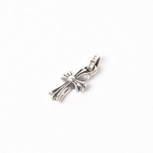 Very good condition CHROME HEARTS CRS BBYFAT Baby Fat Cross Pendant Top Charm Weight approx. 2.11g Silver 925 Used 4a004328