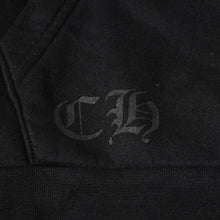 画像をギャラリービューアに読み込む, CHROME HEARTS クロムハーツ マルチカラー スリーブロゴ ホースシュー プルオーバーフーディ CHプラス スクロールラベル ブラック マルチカラー Lサイズ 美品 中古 4a004310