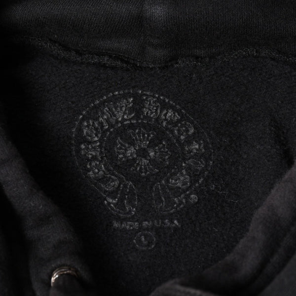CHROME HEARTS Multicolor Sleeve Logo Horseshoe Pullover Hoodie CH Plus Scroll Label Black Multicolor L Size Good Condition Used 4a004310
