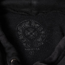 画像をギャラリービューアに読み込む, CHROME HEARTS クロムハーツ マルチカラー スリーブロゴ ホースシュー プルオーバーフーディ CHプラス スクロールラベル ブラック マルチカラー Lサイズ 美品 中古 4a004310