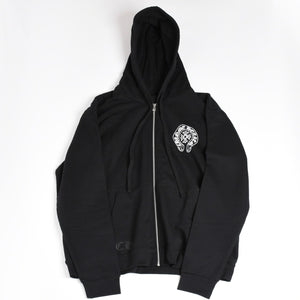 New and unused CHROME HEARTS Osaka Limited Horseshoe Zip Up Hoodie Parka Osaka Limited Dagger Black XL Size Used 4a004315