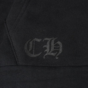 New and unused CHROME HEARTS Osaka Limited Horseshoe Zip Up Hoodie Parka Osaka Limited Dagger Black XL Size Used 4a004315