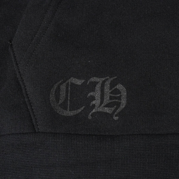 New and unused CHROME HEARTS Osaka Limited Horseshoe Zip Up Hoodie Parka Osaka Limited Dagger Black XL Size Used 4a004315