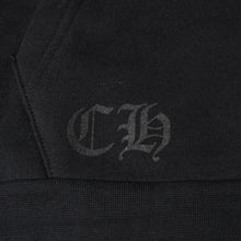 画像をギャラリービューアに読み込む, 新品未使用 CHROME HEARTS クロムハーツ 大阪限定ホースシュー ジップアップフーディ パーカー 大阪限定 ホースシュー CHプラス スクロールラベル ダガー ブラック シルバー925 XLサイズ 中古 4a004315
