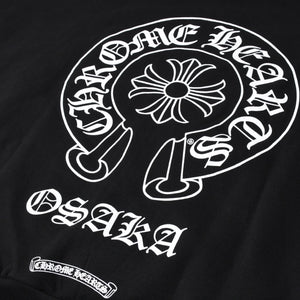 New and unused CHROME HEARTS Osaka Limited Horseshoe Zip Up Hoodie Parka Osaka Limited Dagger Black XL Size Used 4a004315