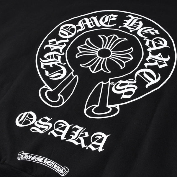 New and unused CHROME HEARTS Osaka Limited Horseshoe Zip Up Hoodie Parka Osaka Limited Dagger Black XL Size Used 4a004315