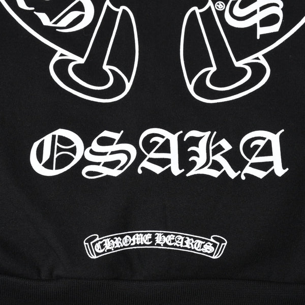 New and unused CHROME HEARTS Osaka Limited Horseshoe Zip Up Hoodie Parka Osaka Limited Dagger Black XL Size Used 4a004315