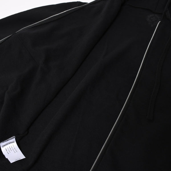 New and unused CHROME HEARTS Osaka Limited Horseshoe Zip Up Hoodie Parka Osaka Limited Dagger Black XL Size Used 4a004315