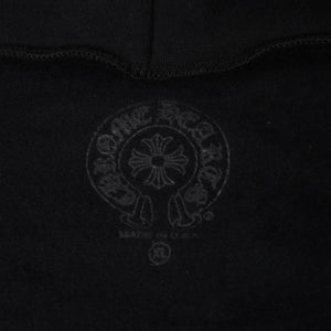 New and unused CHROME HEARTS Osaka Limited Horseshoe Zip Up Hoodie Parka Osaka Limited Dagger Black XL Size Used 4a004315