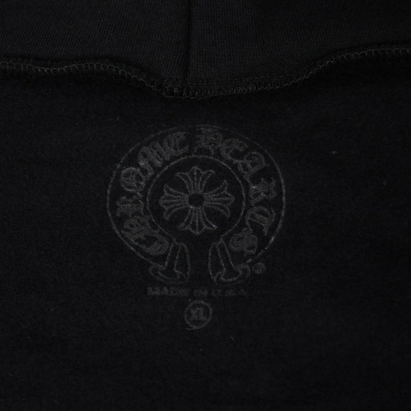 New and unused CHROME HEARTS Osaka Limited Horseshoe Zip Up Hoodie Parka Osaka Limited Dagger Black XL Size Used 4a004315