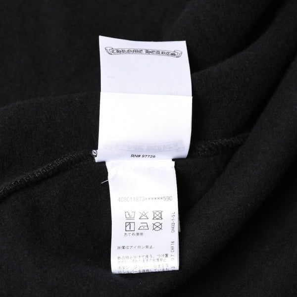 New and unused CHROME HEARTS Osaka Limited Horseshoe Zip Up Hoodie Parka Osaka Limited Dagger Black XL Size Used 4a004315
