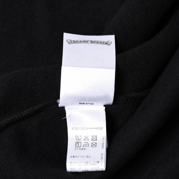 New and unused CHROME HEARTS Osaka Limited Horseshoe Zip Up Hoodie Parka Osaka Limited Dagger Black XL Size Used 4a004315