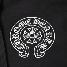画像をギャラリービューアに読み込む, CHROME HEARTS クロムハーツ マルチカラー スリーブロゴ ホースシュー プルオーバーフーディ CHプラス スクロールラベル ブラック マルチカラー Lサイズ 美品 中古 4a004310