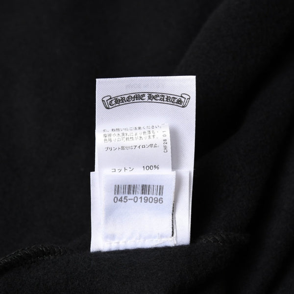 New and unused CHROME HEARTS Osaka Limited Horseshoe Zip Up Hoodie Parka Osaka Limited Dagger Black XL Size Used 4a004315