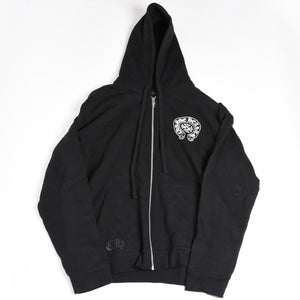 新品未使用 CHROME HEARTS クロムハーツ 大阪限定ホースシュー ジップアップフーディ パーカー 大阪限定 ダガー ブラック XLサイズ 中古 4a004315