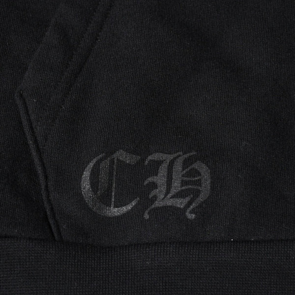 新品未使用 CHROME HEARTS クロムハーツ 大阪限定ホースシュー ジップアップフーディ パーカー 大阪限定 ダガー ブラック XLサイズ 中古 4a004315