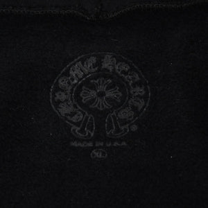 新品未使用 CHROME HEARTS クロムハーツ 大阪限定ホースシュー ジップアップフーディ パーカー 大阪限定 ダガー ブラック XLサイズ 中古 4a004315