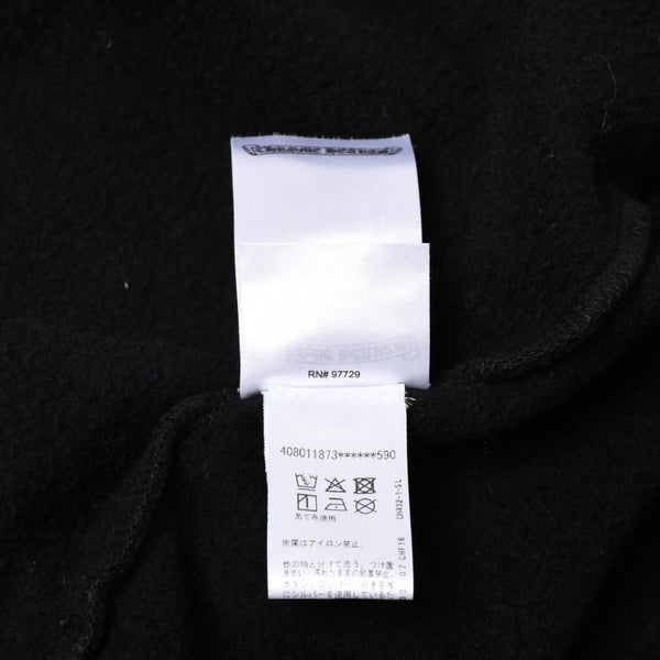 新品未使用 CHROME HEARTS クロムハーツ 大阪限定ホースシュー ジップアップフーディ パーカー 大阪限定 ダガー ブラック XLサイズ 中古 4a004315