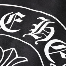 画像をギャラリービューアに読み込む, CHROME HEARTS クロムハーツ マルチカラー スリーブロゴ ホースシュー プルオーバーフーディ CHプラス スクロールラベル ブラック マルチカラー Lサイズ 美品 中古 4a004310