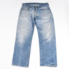 CHROME HEARTS クロムハーツ × Levi's リーバイス デニムパンツ ジーンズ サイズ32 クロスボール インディゴブルー 美品 中古 4a004333