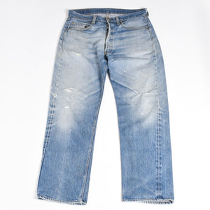 CHROME HEARTS クロムハーツ × Levi's リーバイス デニムパンツ ジーンズ サイズ32 クロスボール インディゴブルー 美品 中古 4a004333
