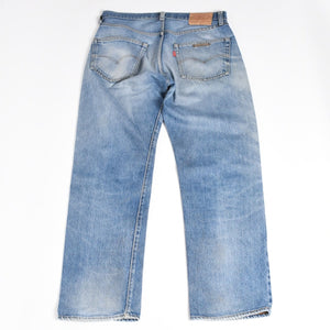CHROME HEARTS クロムハーツ × Levi's リーバイス デニムパンツ ジーンズ サイズ32 クロスボール インディゴブルー 美品 中古 4a004333