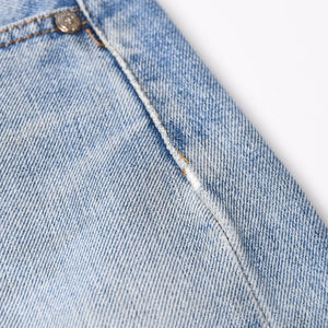 CHROME HEARTS クロムハーツ × Levi's リーバイス デニムパンツ ジーンズ サイズ32 クロスボール インディゴブルー 美品 中古 4a004333