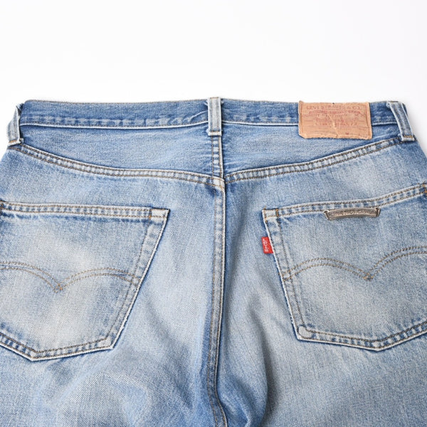 CHROME HEARTS クロムハーツ × Levi's リーバイス デニムパンツ ジーンズ サイズ32 クロスボール インディゴブルー 美品 中古 4a004333