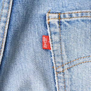 CHROME HEARTS クロムハーツ × Levi's リーバイス デニムパンツ ジーンズ サイズ32 クロスボール インディゴブルー 美品 中古 4a004333