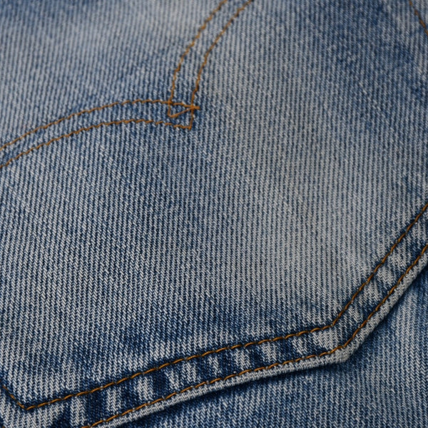 CHROME HEARTS クロムハーツ × Levi's リーバイス デニムパンツ ジーンズ サイズ32 クロスボール インディゴブルー 美品 中古 4a004333