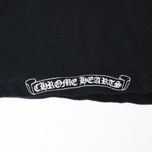 画像をギャラリービューアに読み込む, 極美品 CHROME HEARTS クロムハーツ ヘイリークロス タンクトップ ノースリーブ フローラルハート スクロールラベル ブラック Sサイズ 中古 4a004319