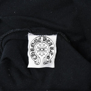 Very Good Condition CHROME HEARTS Haley Cross Tank Top Sleeveless Floral Heart Black S Size Used 4a004319