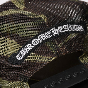 極美品 CHROME HEARTS クロムハーツ FOTI フォティ メッシュトラッカーキャップ 帽子 カモフラメッシュキャップ 中古 4a004309
