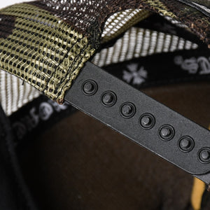 極美品 CHROME HEARTS クロムハーツ FOTI フォティ メッシュトラッカーキャップ 帽子 カモフラメッシュキャップ 中古 4a004309