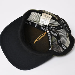 極美品 CHROME HEARTS クロムハーツ FOTI フォティ メッシュトラッカーキャップ 帽子 カモフラメッシュキャップ 中古 4a004309