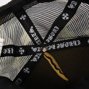 極美品 CHROME HEARTS クロムハーツ FOTI フォティ メッシュトラッカーキャップ 帽子 カモフラメッシュキャップ 中古 4a004309