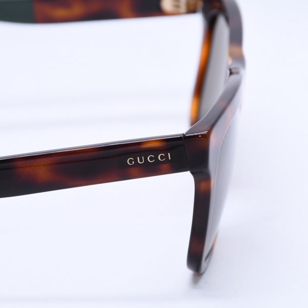 極美品 GUCCI グッチ Sunglasses サングラス GG0158S サイズ54◻︎17 145 ブラウン レッド グリーン 中古 4a004312