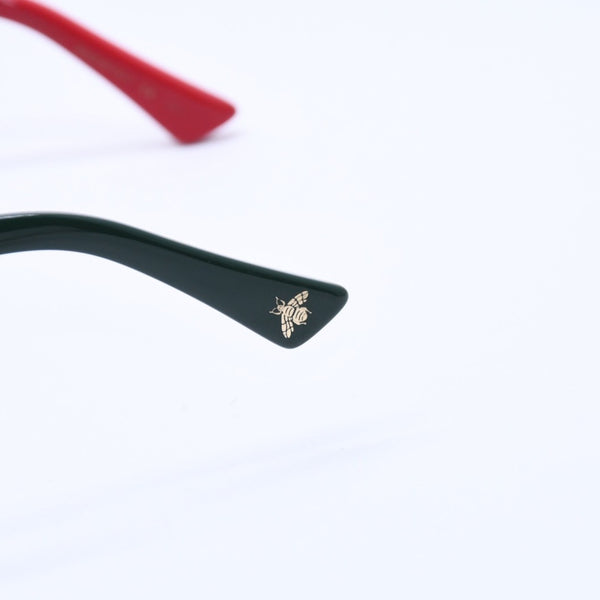 極美品 GUCCI グッチ Sunglasses サングラス GG0158S サイズ54◻︎17 145 ブラウン レッド グリーン 中古 4a004312