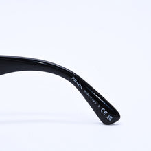 画像をギャラリービューアに読み込む, 極美品 PRADA プラダ Sunglasses サングラス ブラック ダークブルーレンズ SPR A04-F サイズ54◻︎18 中古 4a004314