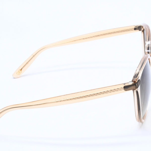 Mint condition BOTTEGA VENETA sunglasses, clear, brown, beige, BV219/S, size 55◻19 145 Used 4a004324