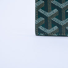 Load image into Gallery viewer, 新品未使用品 GOYARD ゴヤール サン・シュルピス カードケース PVC ヴォーゼルカーフスキン グリーン STSULPPMLTY01CL01X 中古 4a004322