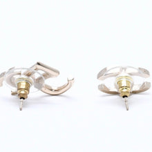 Load image into Gallery viewer, CHANEL シャネル ココマーク ピアス 重量約4.31g A21S刻印 No.5 ラインストーン メタル GP ゴールド クリア 両耳用 美品 中古 4a003729
