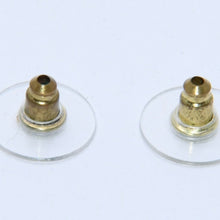Load image into Gallery viewer, CHANEL シャネル ココマーク ピアス 重量約4.31g A21S刻印 No.5 ラインストーン メタル GP ゴールド クリア 両耳用 美品 中古 4a003729
