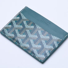Load image into Gallery viewer, 新品未使用品 GOYARD ゴヤール サン・シュルピス カードケース PVC ヴォーゼルカーフスキン グリーン STSULPPMLTY01CL01X 中古 4a004322